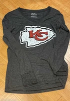 Kansas City Chiefs Womens Triblend LS Tee