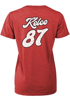Travis Kelce Kansas City Chiefs Womens Boyfriend Player T-Shirt