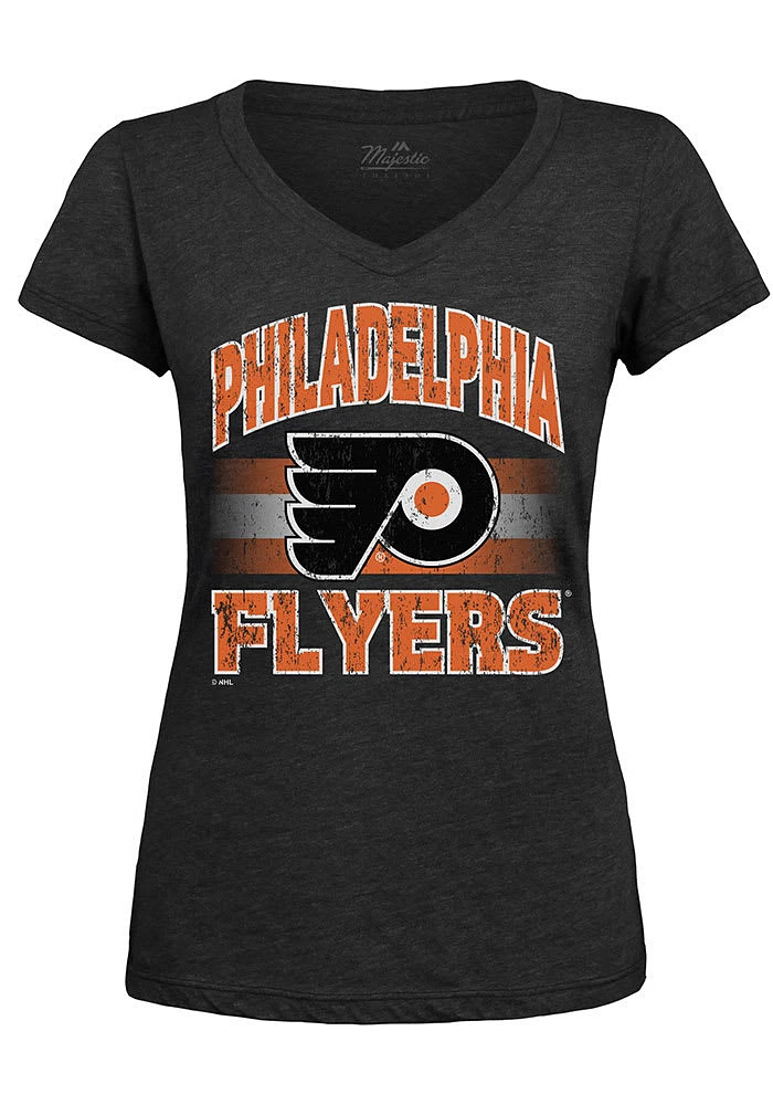 Philadelphia Flyers Womens Triblend Short Sleeve T-Shirt