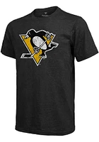 Evgeni Malkin Pittsburgh Penguins Black Primary Player Short Sleeve Fashion T Shirt