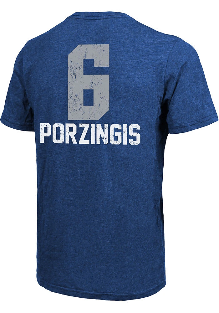 Kristaps Porzingis Dallas Mavericks Blue Aldo Short Sleeve Fashion Player T Shirt