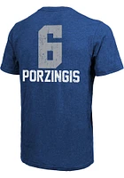 Kristaps Porzingis Dallas Mavericks Blue Aldo Short Sleeve Fashion Player T Shirt