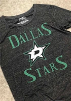 Dallas Stars Womens Black Triblend Short Sleeve T-Shirt