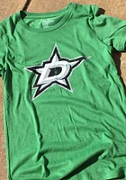 Dallas Stars Womens Green Triblend Crew Neck Short Sleeve T-Shirt