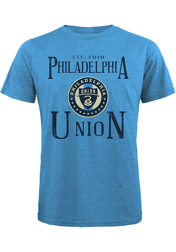Philadelphia Union Light Blue Established Short Sleeve Fashion T Shirt