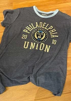 Philadelphia Union Navy Blue Ringer Short Sleeve Fashion T Shirt