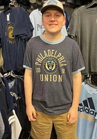 Philadelphia Union Navy Blue Ringer Short Sleeve Fashion T Shirt