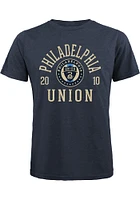 Philadelphia Union Navy Blue BALL HOG Short Sleeve Fashion T Shirt