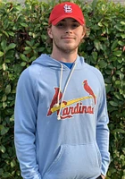 St Louis Cardinals Mens Light Blue Wordmark Fashion Hood