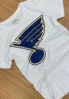 St Louis Blues Womens Triblend Crew Neck Short Sleeve T-Shirt
