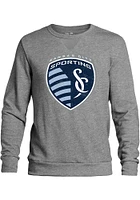 Sporting Kansas City Mens Grey Primary Long Sleeve Fashion Sweatshirt