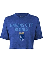 Kansas City Royals Womens Blue Desdemona Short Sleeve T-Shirt