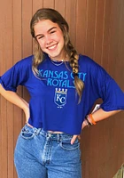 Kansas City Royals Womens Blue Desdemona Short Sleeve T-Shirt