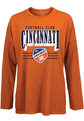 FC Cincinnati Womens Orange Bernard LS Tee