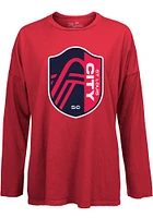 St Louis City SC Womens Red Primary LS Tee