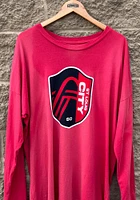 St Louis City SC Womens Red Primary LS Tee