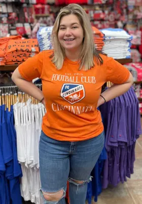 FC Cincinnati Orange Established Short Sleeve Fashion T Shirt
