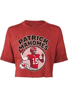 Patrick Mahomes Kansas City Chiefs Womens Red Player T-Shirt