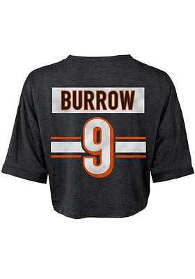 Joe Burrow Cincinnati Bengals Womens Black Player T-Shirt