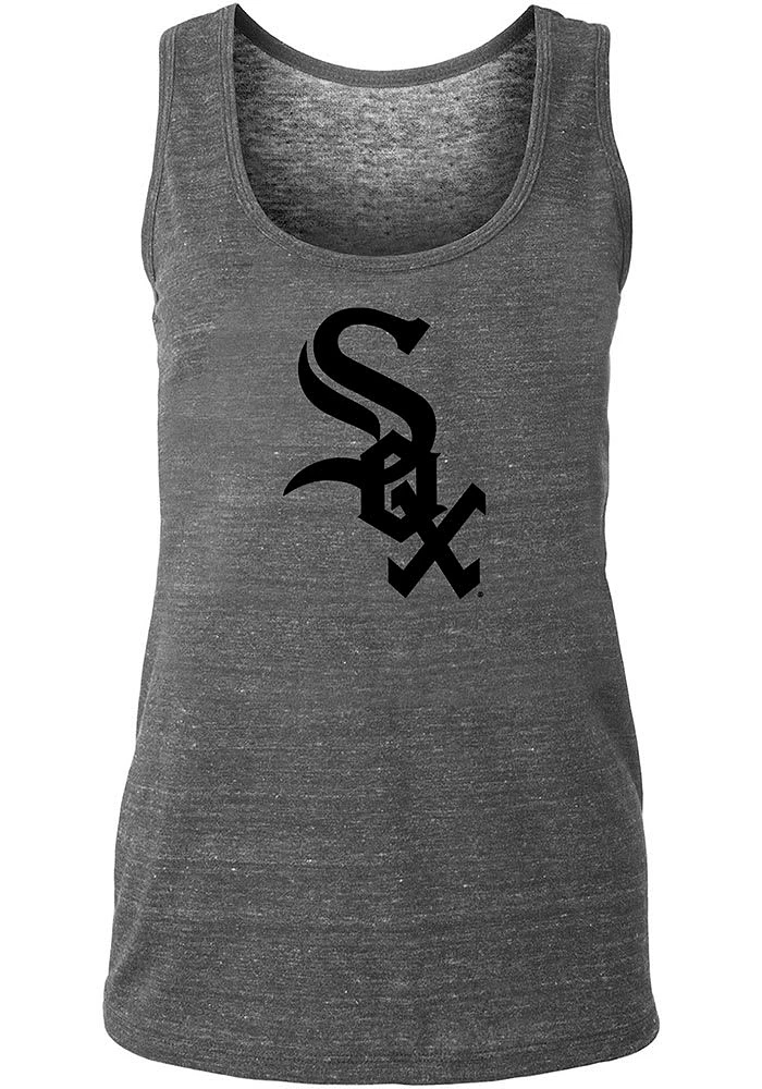 New Era Chicago White Sox Womens Grey Triblend Tank Top