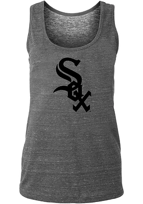 New Era Chicago White Sox Womens Grey Triblend Tank Top