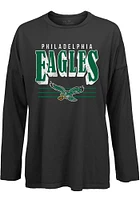 Philadelphia Eagles Womens Black Bernard LS Tee