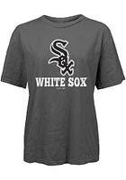 Chicago White Sox Womens Grey Chunky Short Sleeve T-Shirt