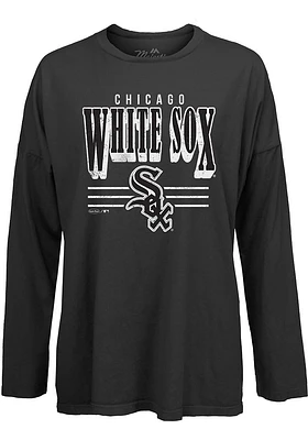 Chicago White Sox Womens Black Bernard LS Tee