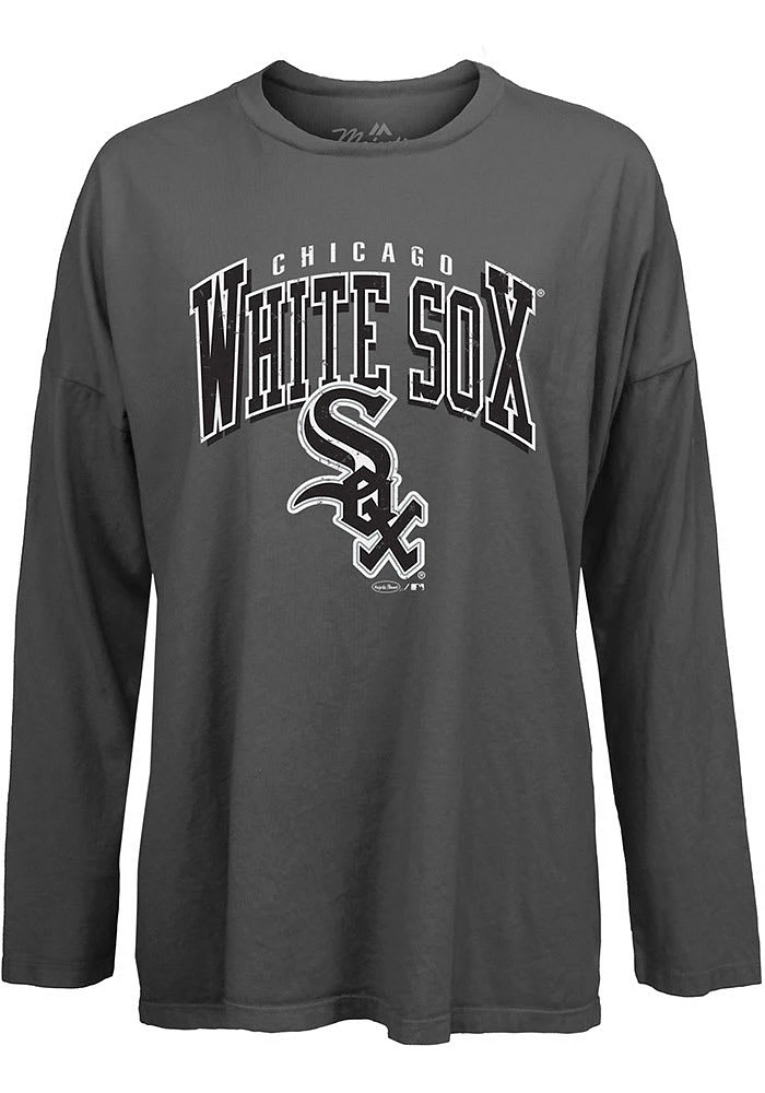 Chicago White Sox Womens Grey Burple LS Tee