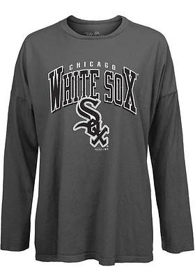 Chicago White Sox Womens Grey Burple LS Tee