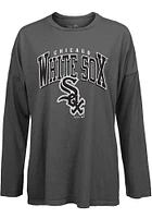 Chicago White Sox Womens Grey Burple LS Tee
