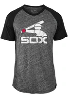 Chicago White Sox Black Coop Short Sleeve Fashion T Shirt