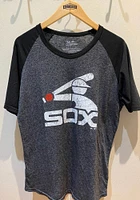 Chicago White Sox Black Coop Short Sleeve Fashion T Shirt