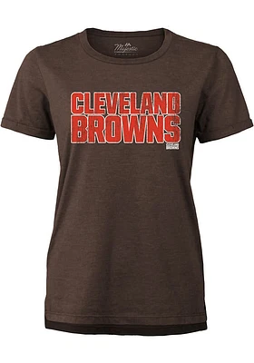 Cleveland Browns Womens Wordmark Short Sleeve T-Shirt