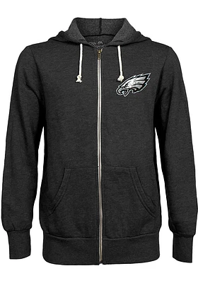 Philadelphia Eagles Mens Black LC Primary Long Sleeve Zip Fashion