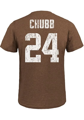 Nick Chubb Cleveland Browns Brown Primary Player Short Sleeve Fashion T Shirt