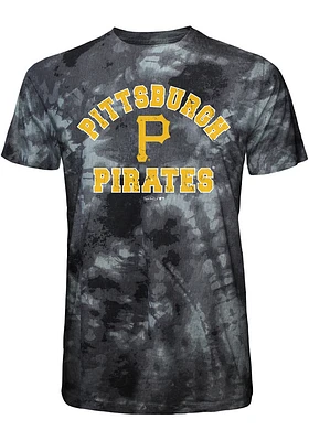 Pittsburgh Pirates Black Curveball Short Sleeve Fashion T Shirt