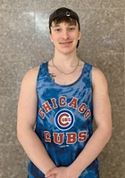 Chicago Cubs Mens Blue Curveball Short Sleeve Tank Top