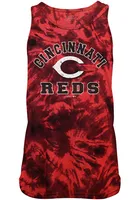 Cincinnati Reds Mens Red Curveball Short Sleeve Tank Top