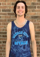 Kansas City Royals Mens Navy Blue Curveball Short Sleeve Tank Top