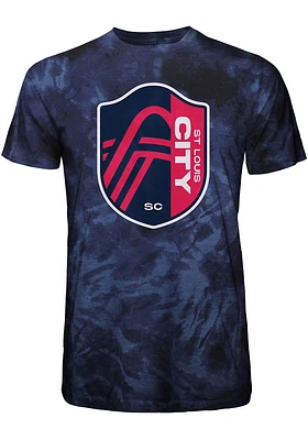 St Louis City SC Navy Blue Primary Design Short Sleeve Fashion T Shirt