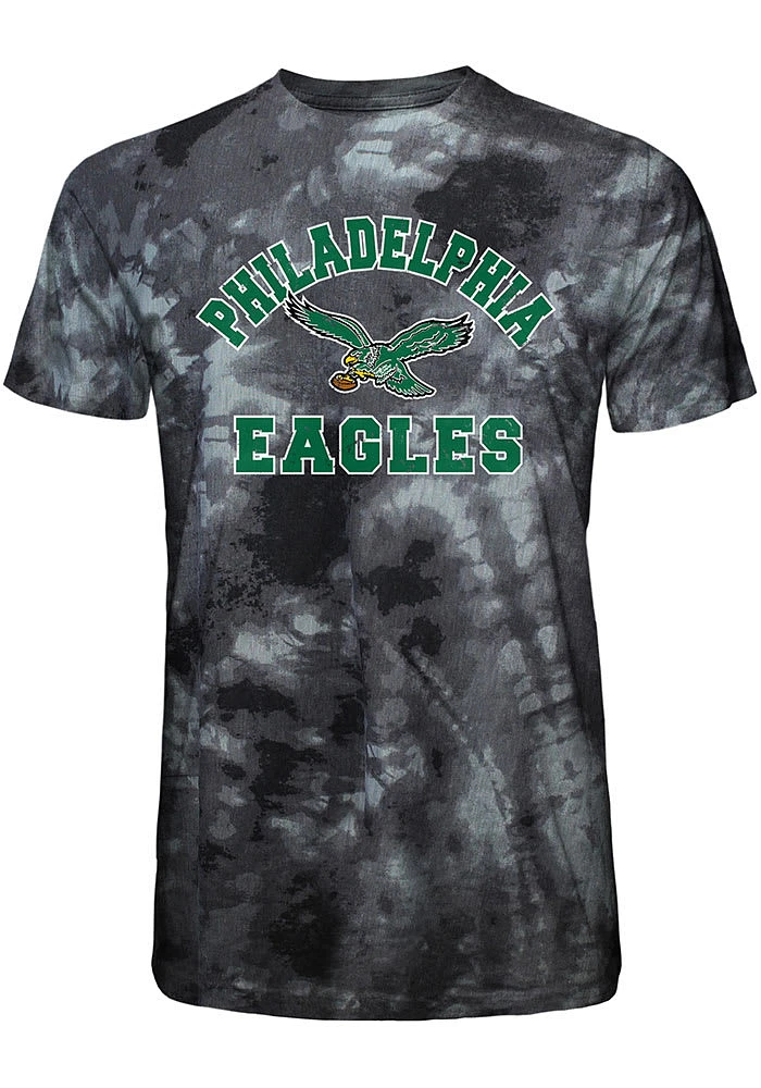 Philadelphia Eagles Black Curveball Short Sleeve Fashion T Shirt