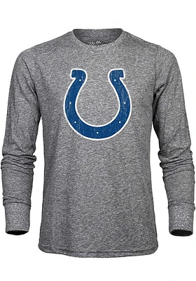 Indianapolis Colts Grey Primary Long Sleeve Fashion T Shirt