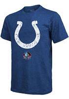 Peyton Manning Indianapolis Colts Blue Primary Player Short Sleeve Fashion T Shirt