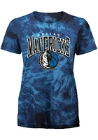 Dallas Mavericks Womens Blue Burble Short Sleeve T-Shirt