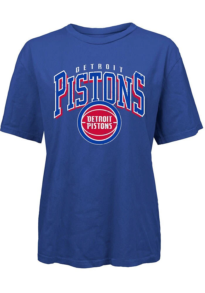 Detroit Pistons Womens Burble Short Sleeve T-Shirt