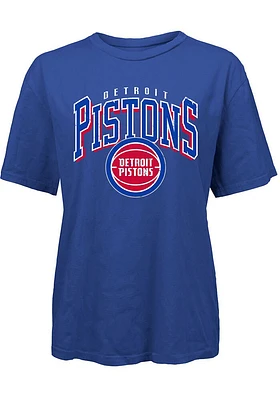 Detroit Pistons Womens Burble Short Sleeve T-Shirt