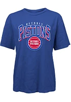 Detroit Pistons Womens Burble Short Sleeve T-Shirt