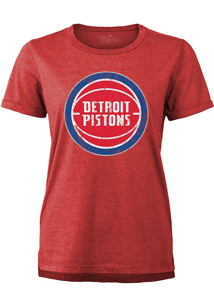 Detroit Pistons Womens Primary Short Sleeve T-Shirt