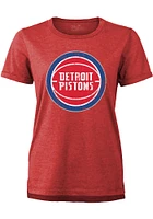 Detroit Pistons Womens Primary Short Sleeve T-Shirt